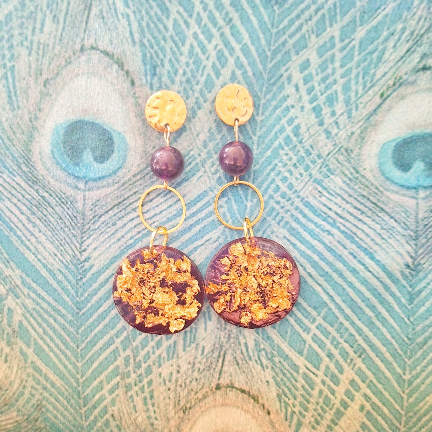 Octavia Amethyst Earrings