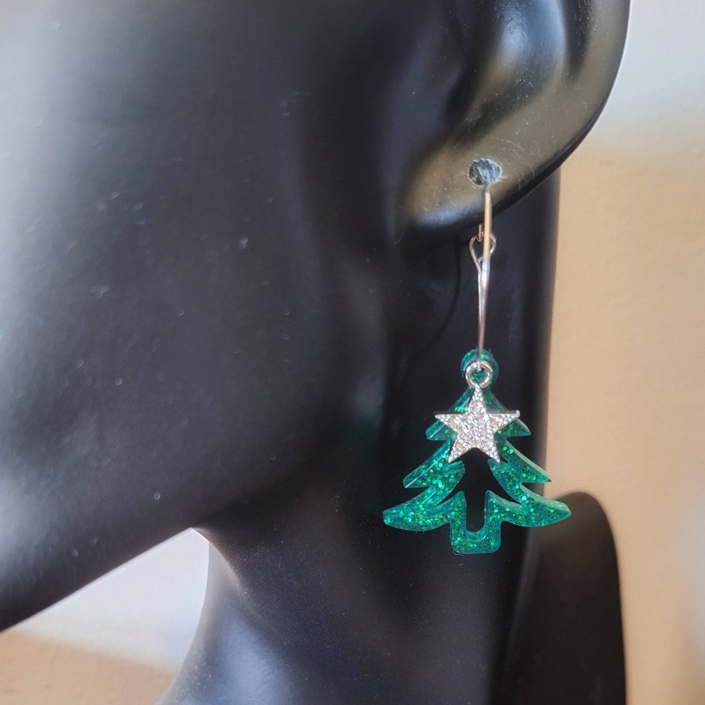 Clara Christmas Tree Earrings