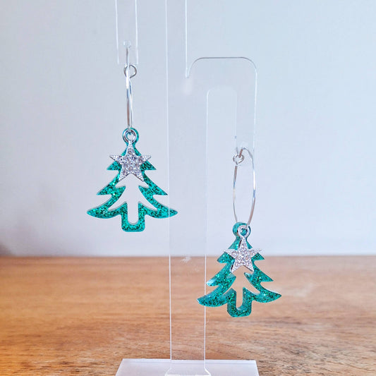 Clara Christmas Tree Earrings