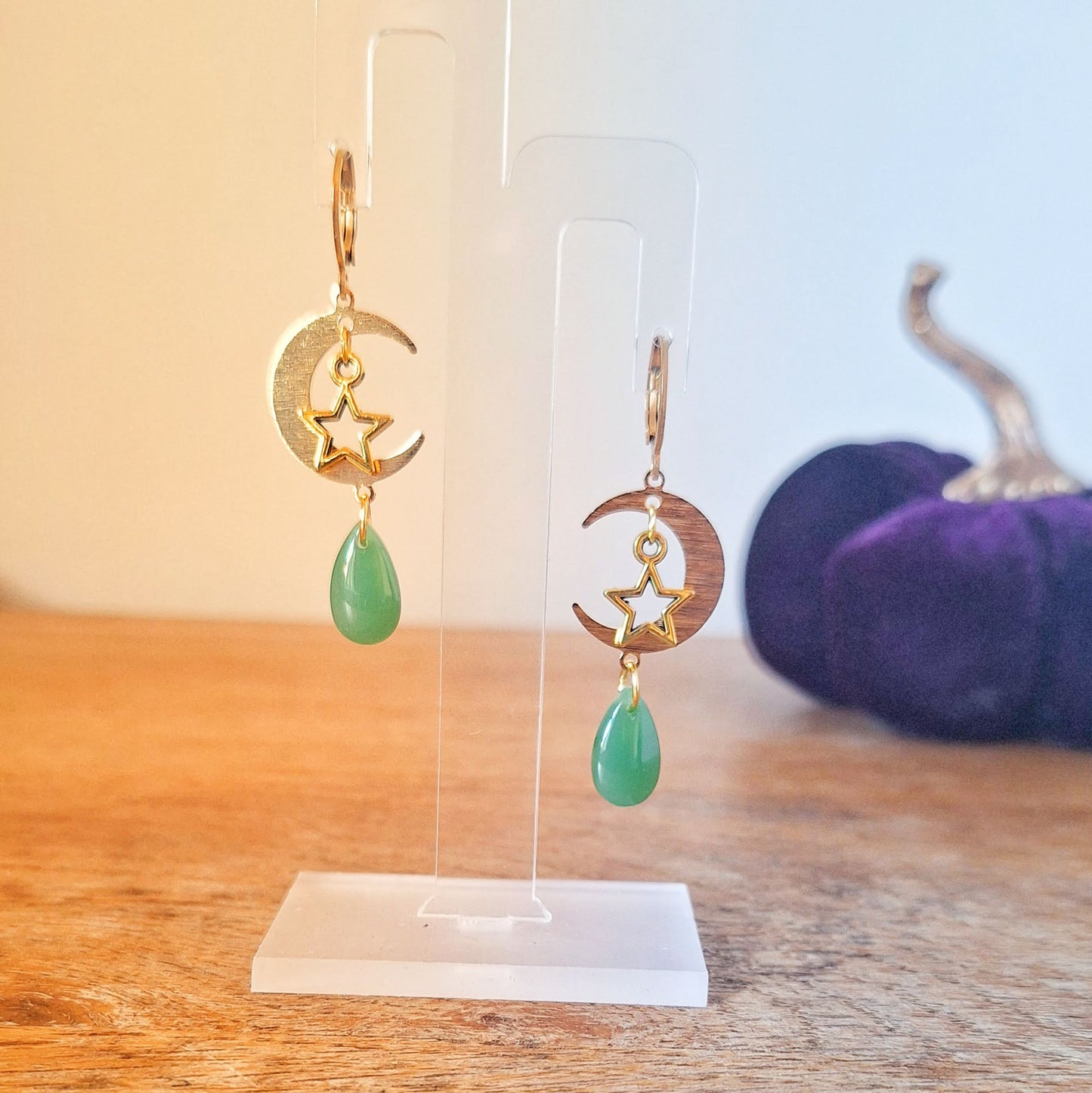 Agatha Moon and Star Earrings