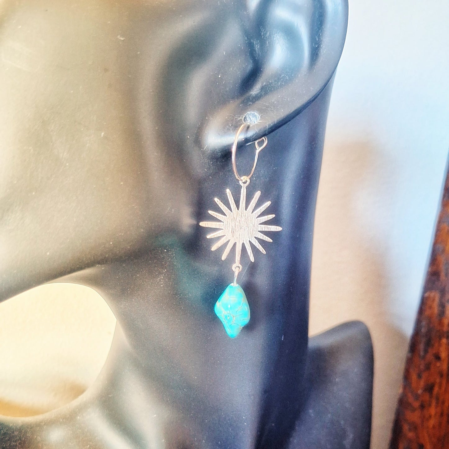 Tori Turquoise Sun Earrings