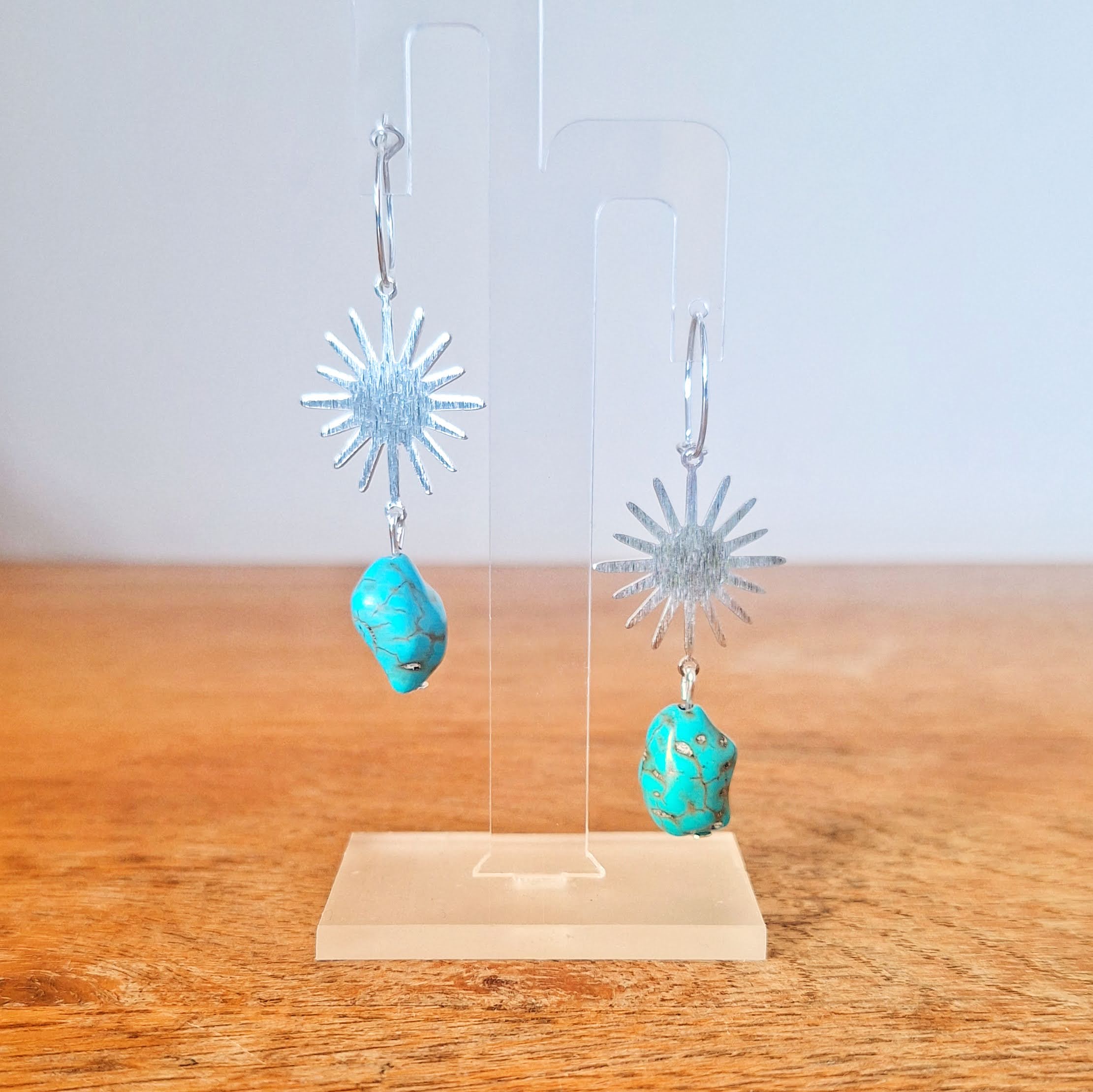 Tori Turquoise Sun Earrings
