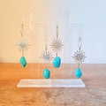 Tori Turquoise Sun Earrings
