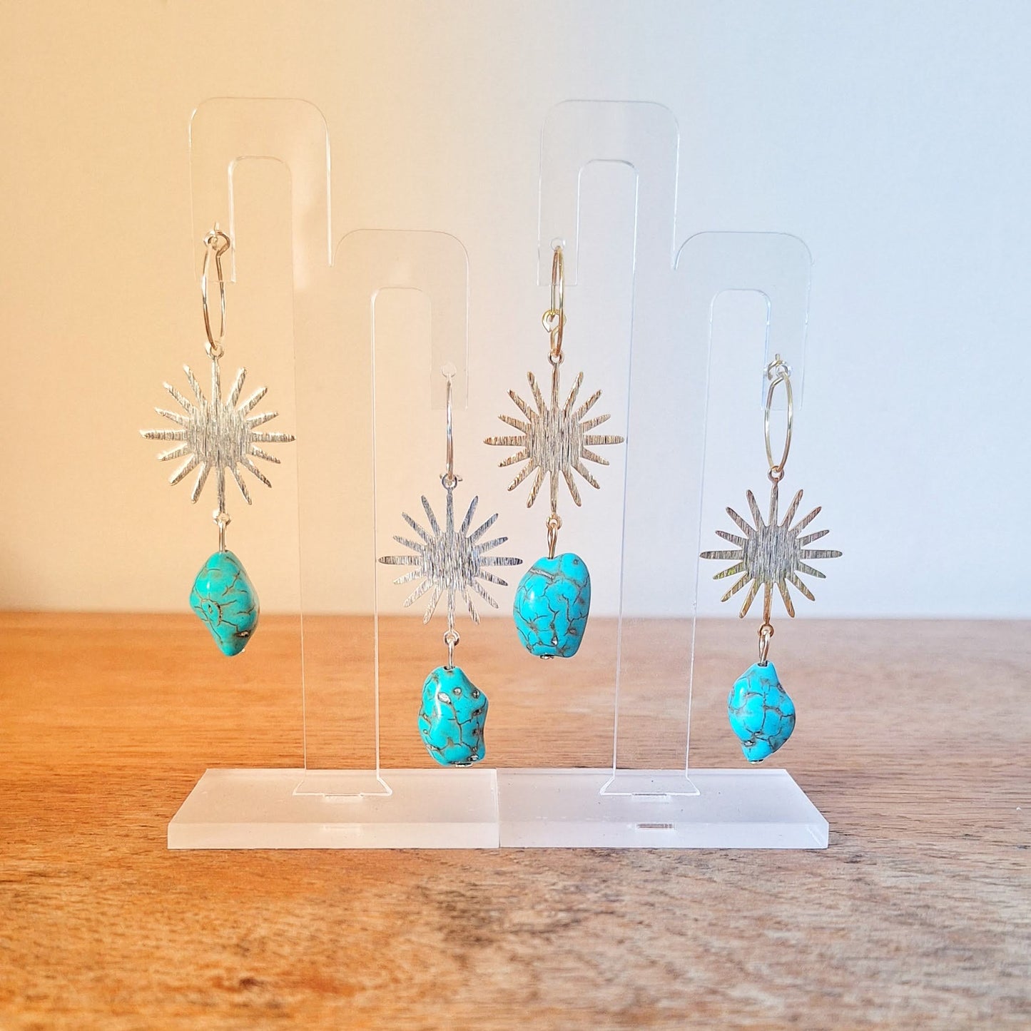 Tori Turquoise Sun Earrings