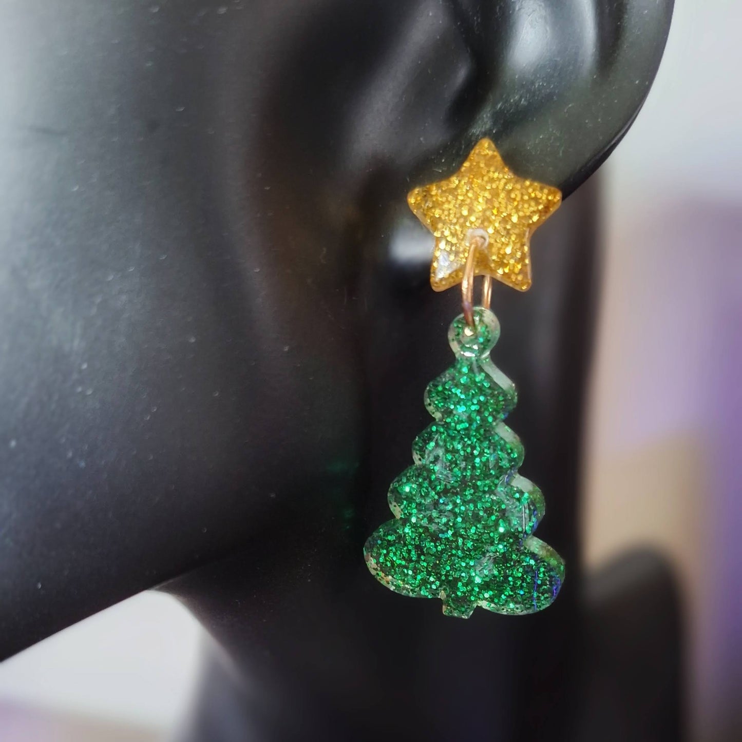 Natalya Christmas Tree Earrings