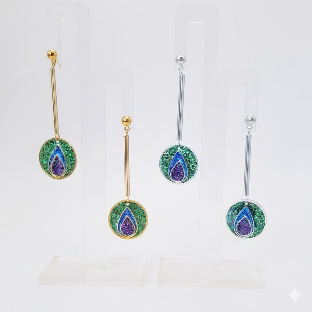 Peacock Parade Earrings