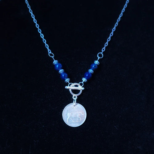 1976 Irish 5p Coin Necklace