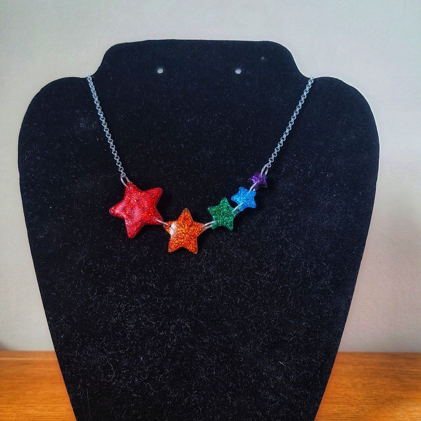 Rainbow Star Necklace