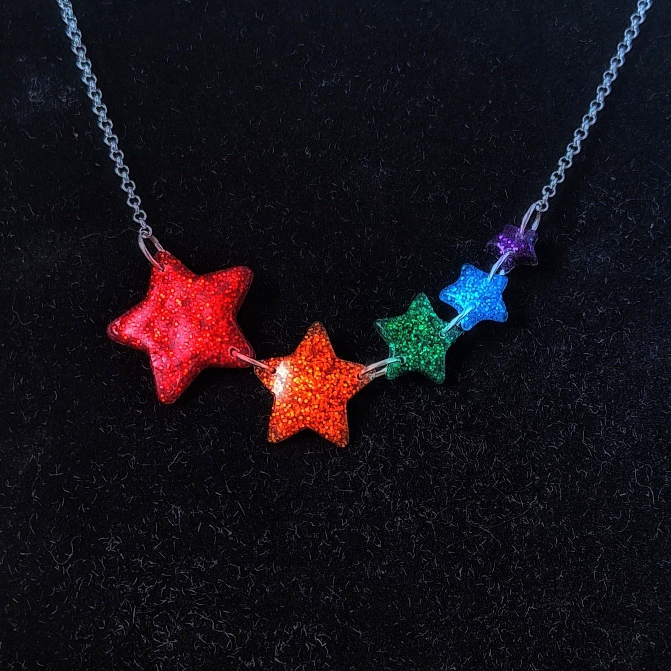 Rainbow Star Necklace