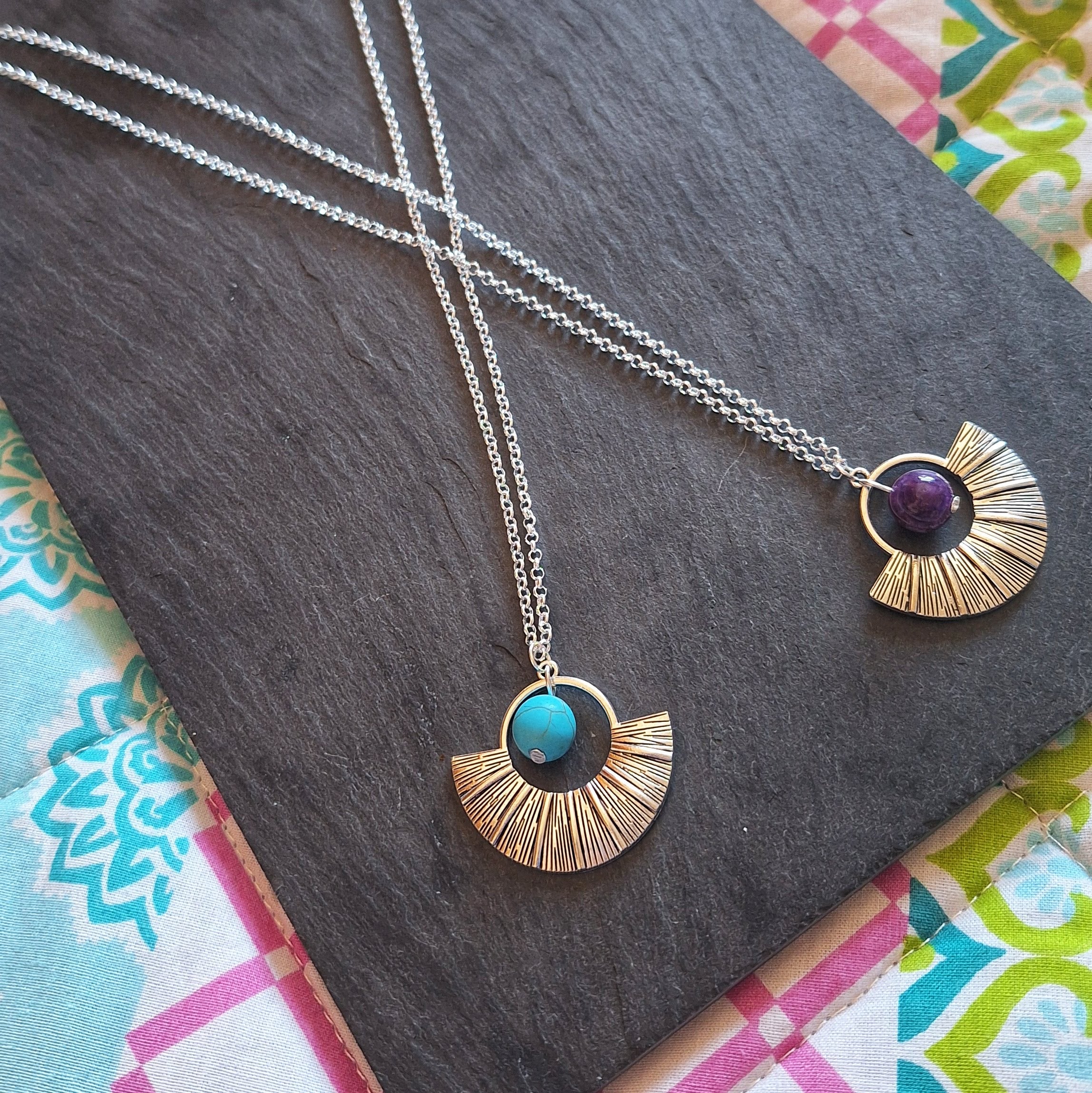 Rising Sun Pendant Necklace