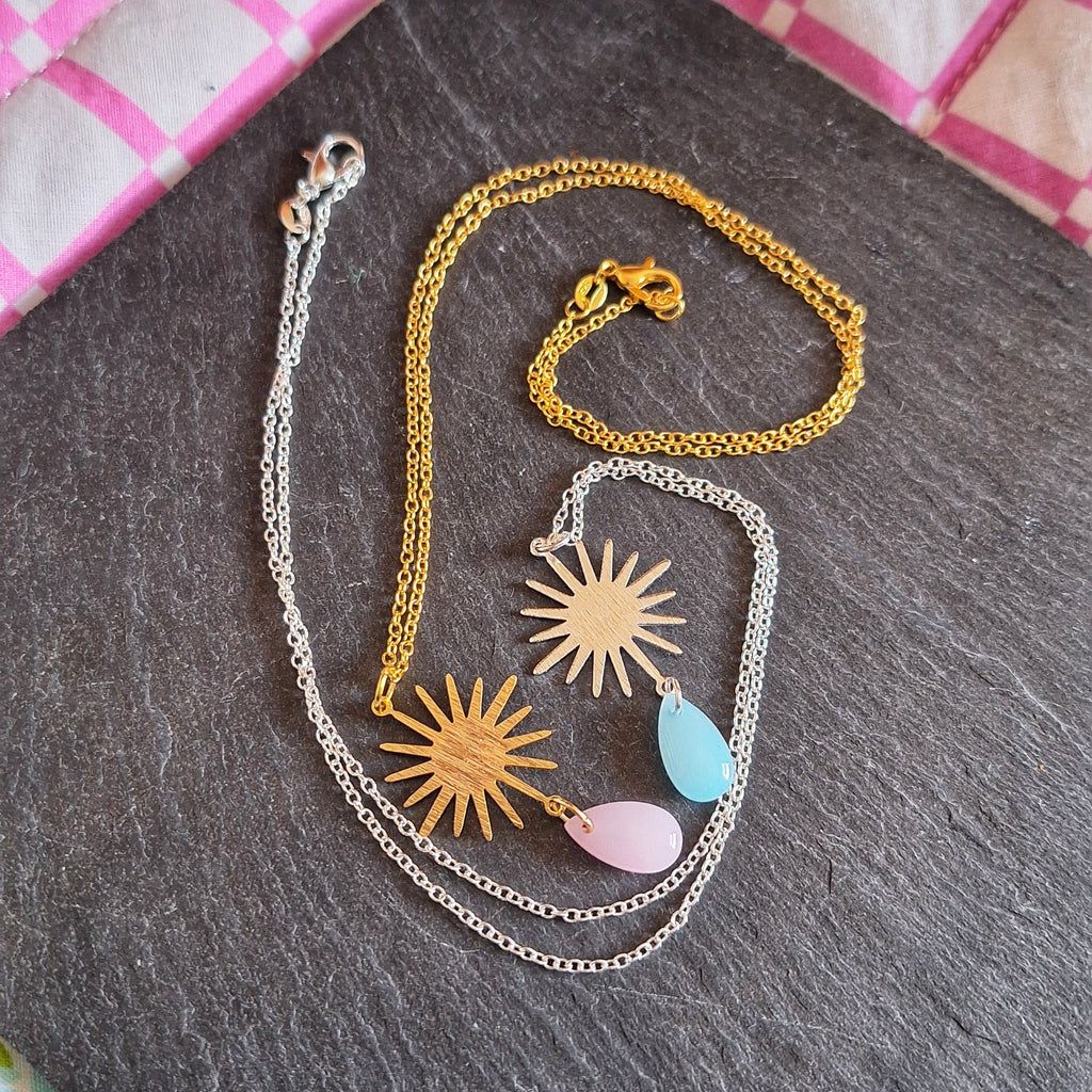 Sunburst Pendant Necklace