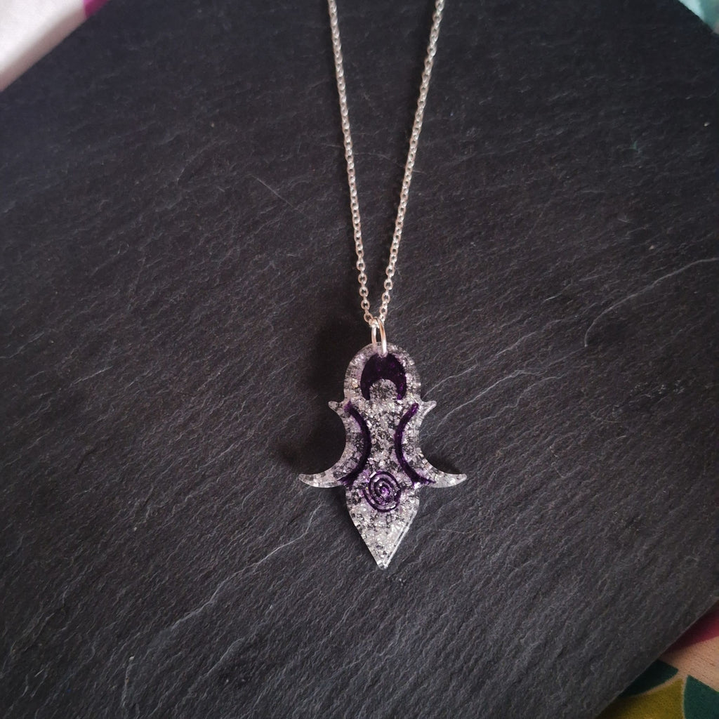 Silver Goddess Necklace