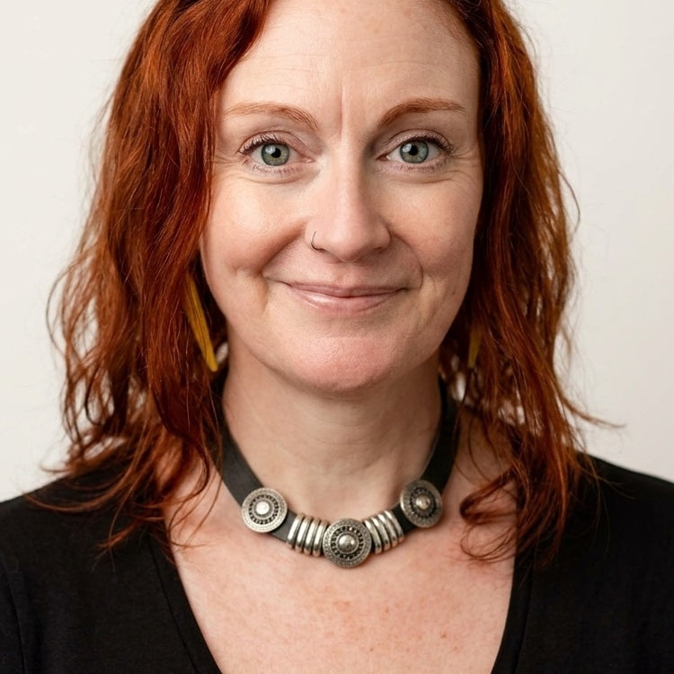 1980s Fiocchi Leather Statement Choker