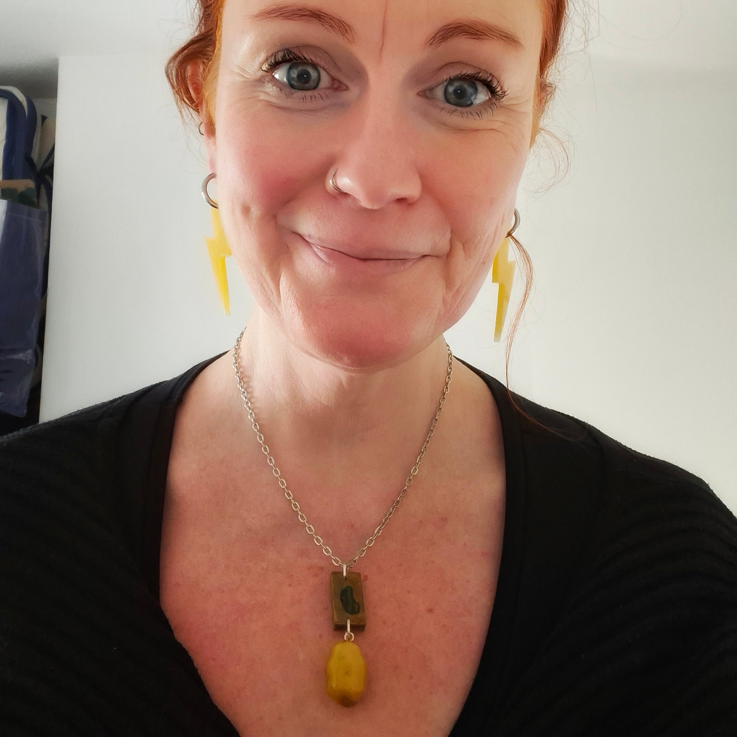 Kerrygold and Potato Pendant Necklace on stainless steel chain