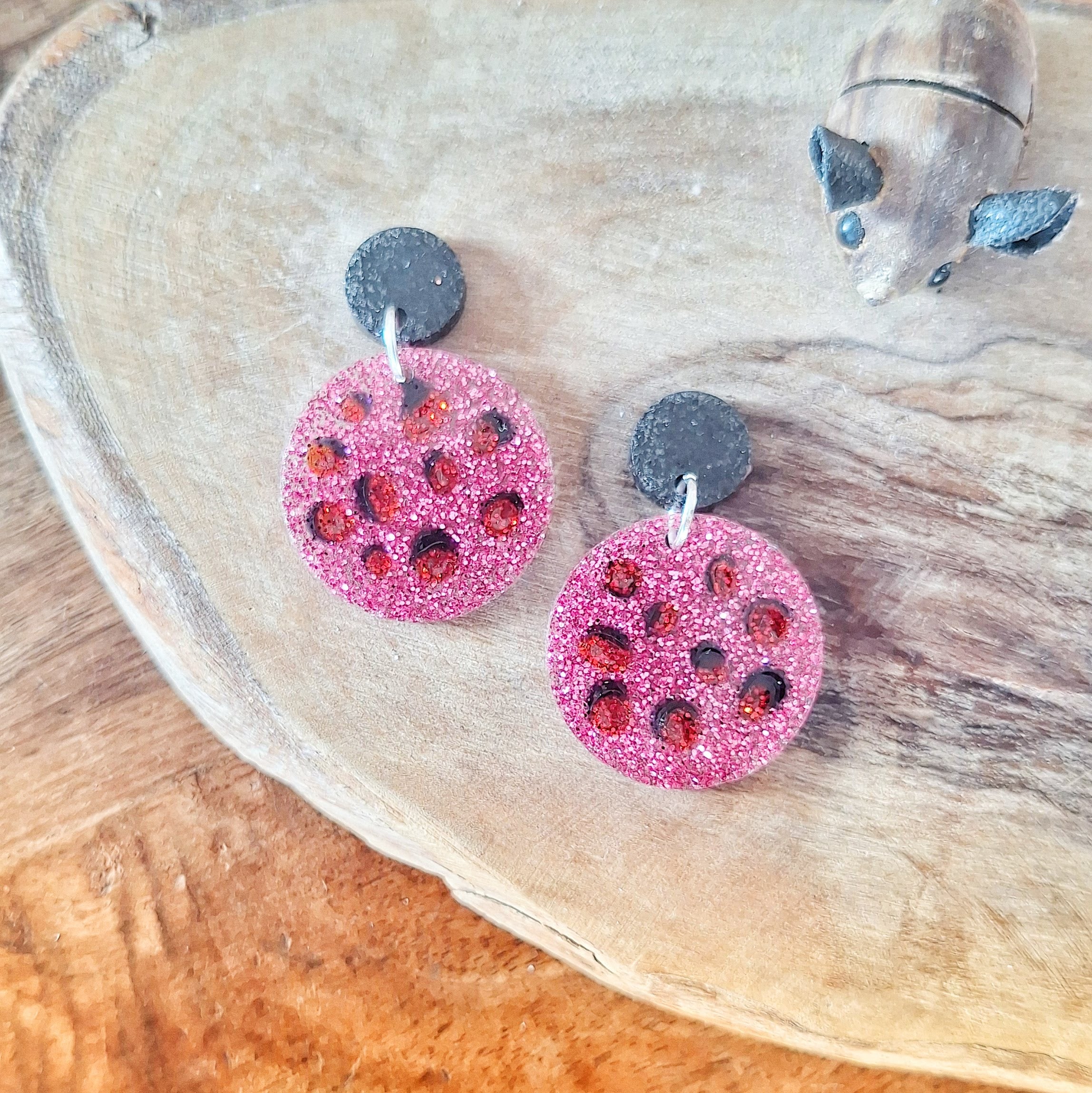 Amira Leopard Print Earrings