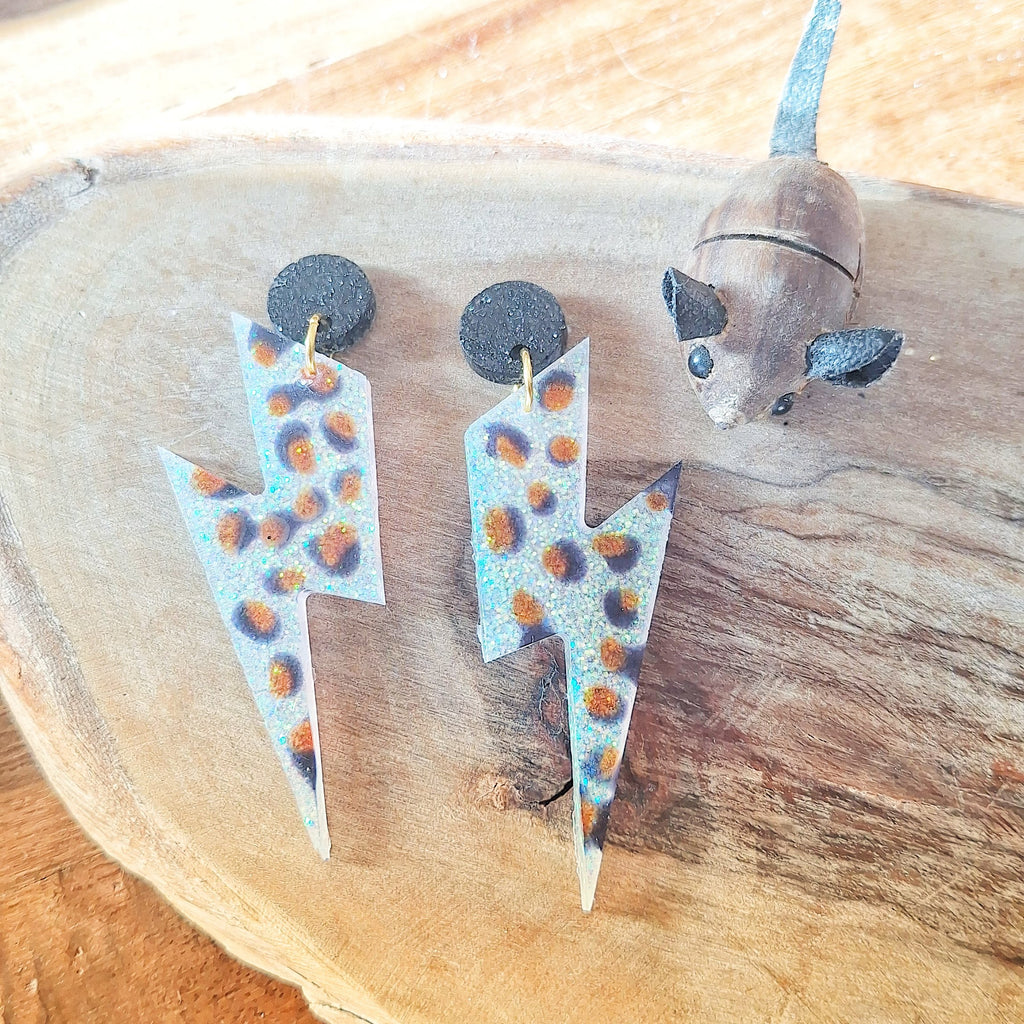 Amira Leopard Print Earrings