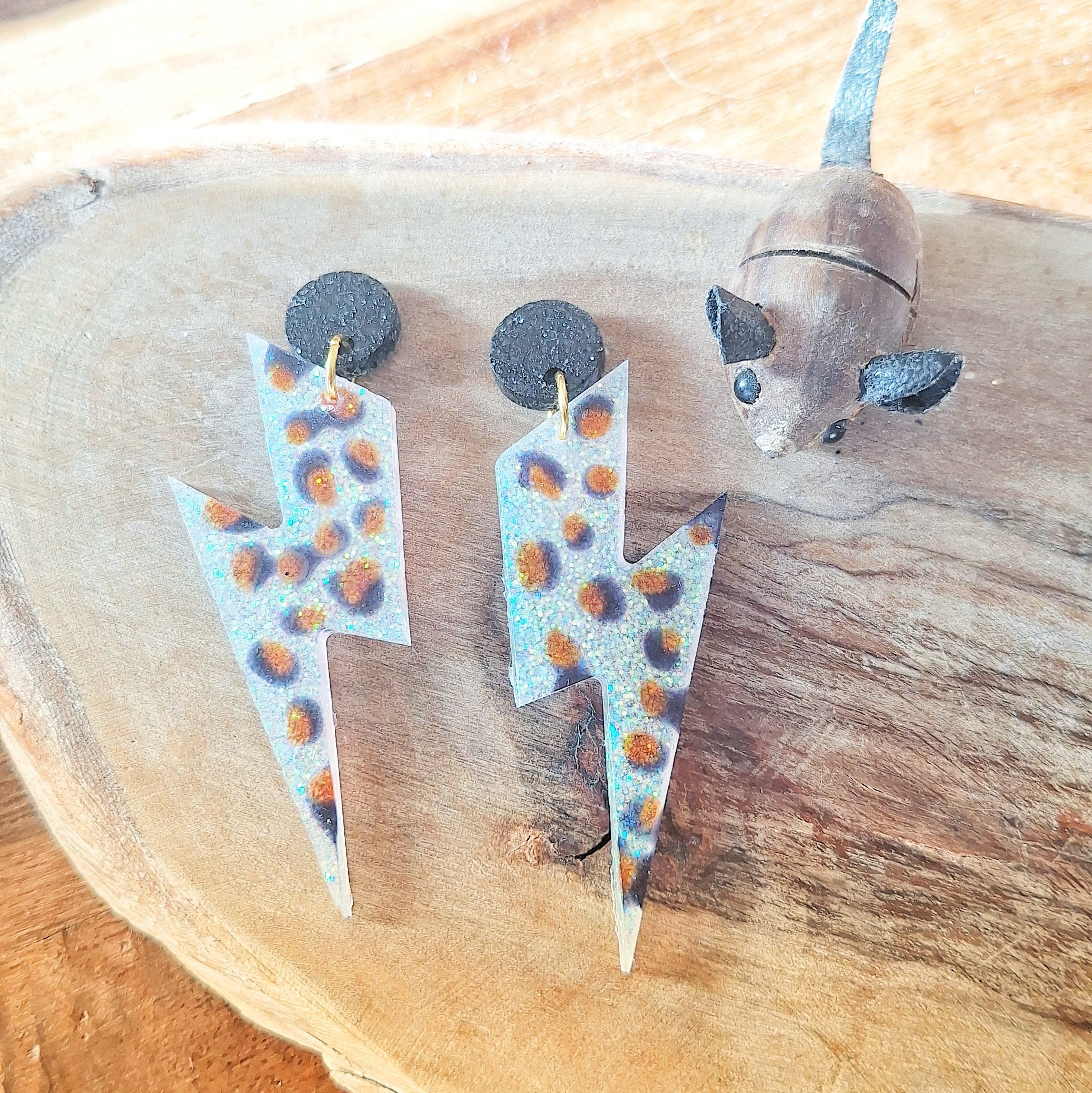 Amira Leopard Print Earrings