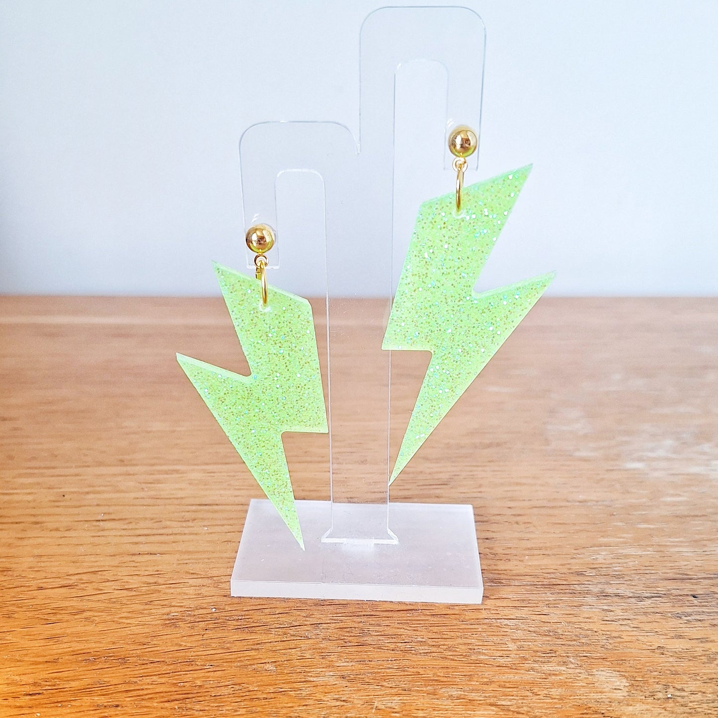 Fluorescent Bowie Lightning Bolts