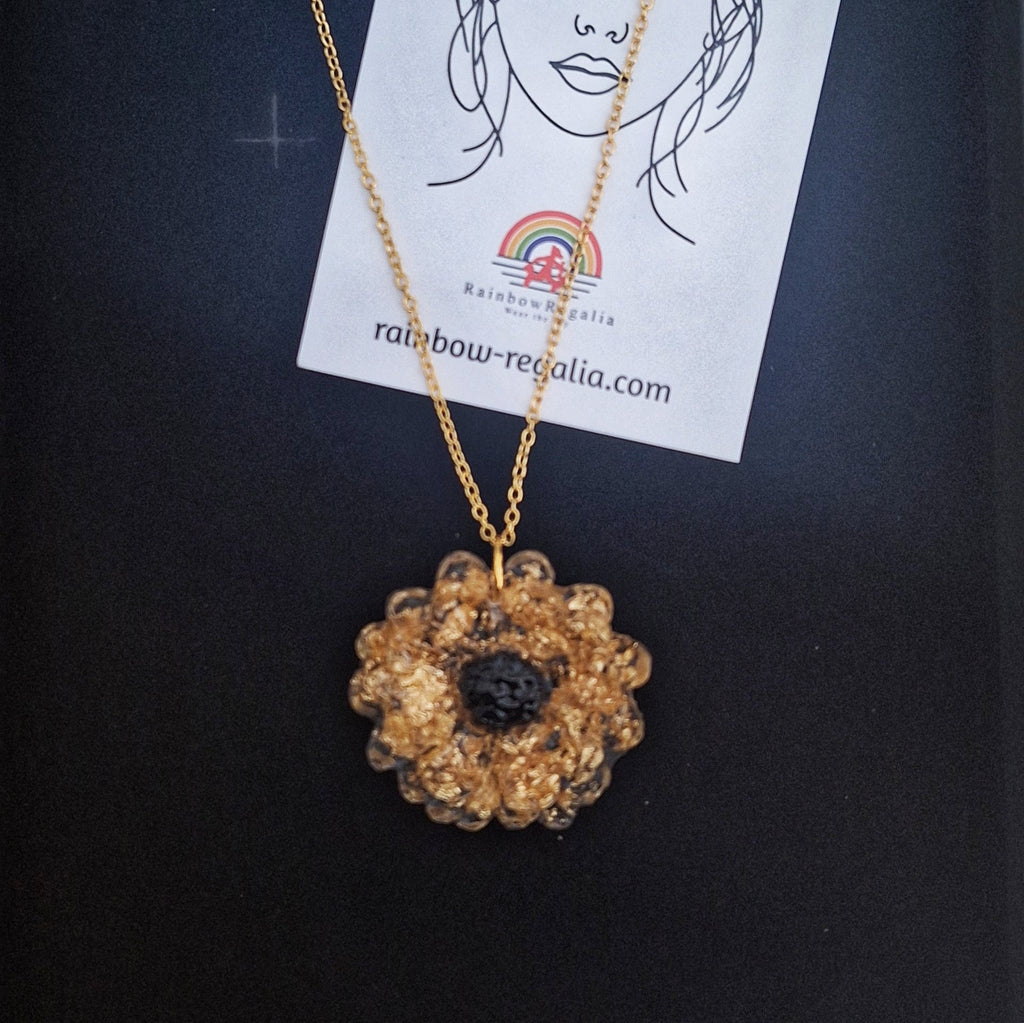 Sadie Sunflower Necklace