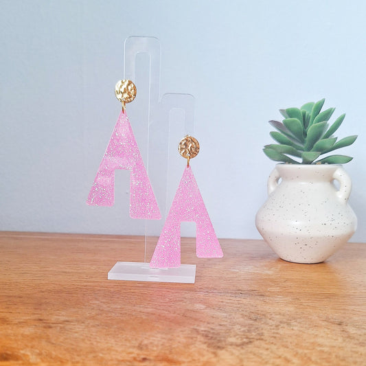Belinda Shocking Pink Earrings