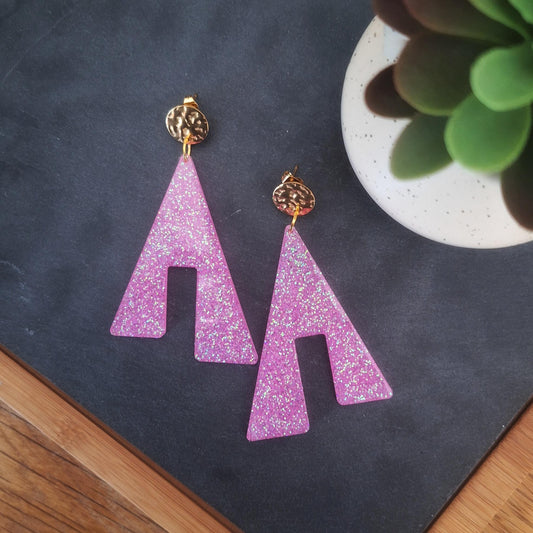 Belinda Shocking Pink Earrings