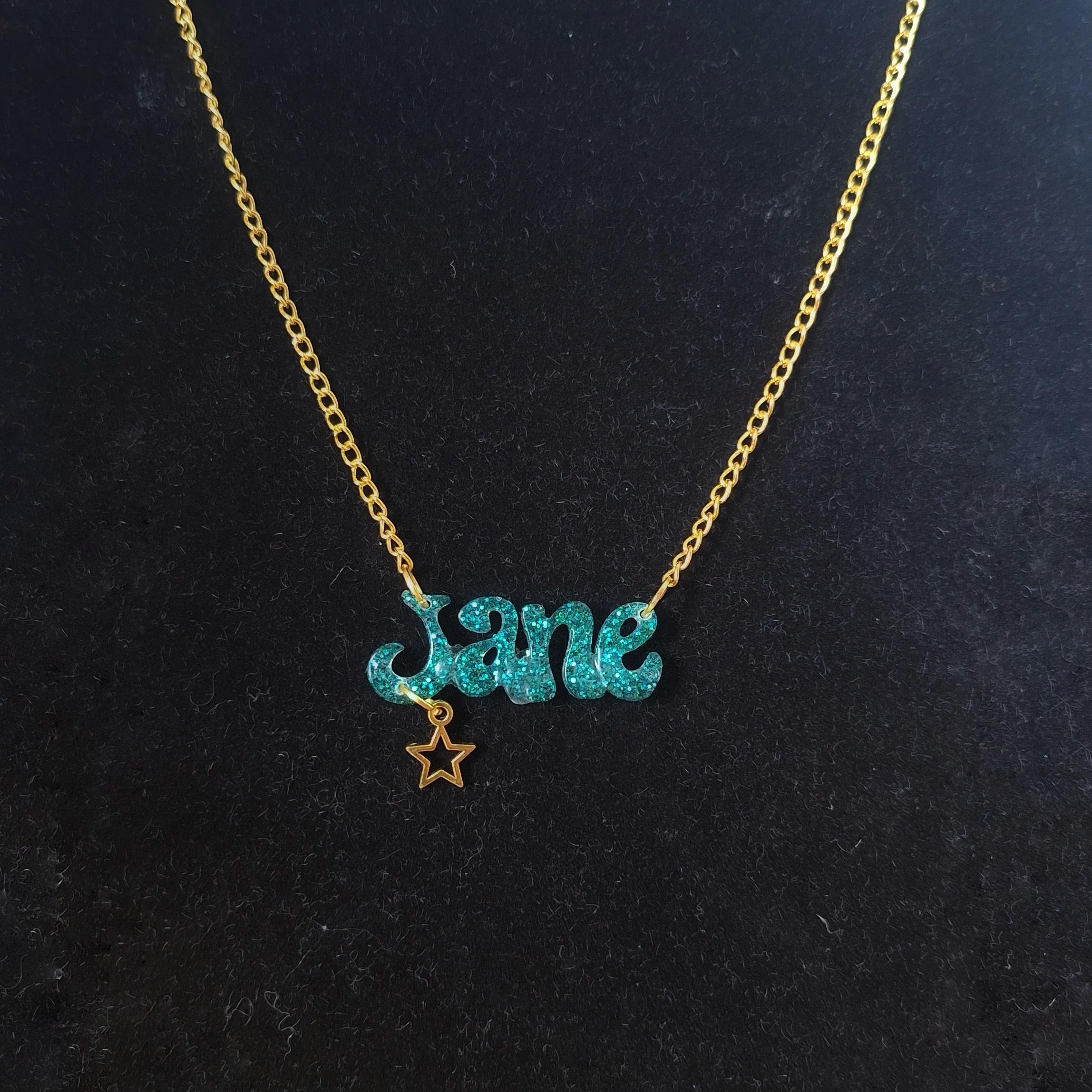 Disco Dolly Name Necklace