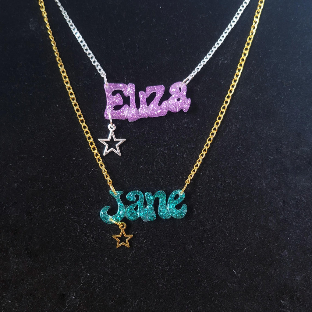 Disco Dolly Name Necklace
