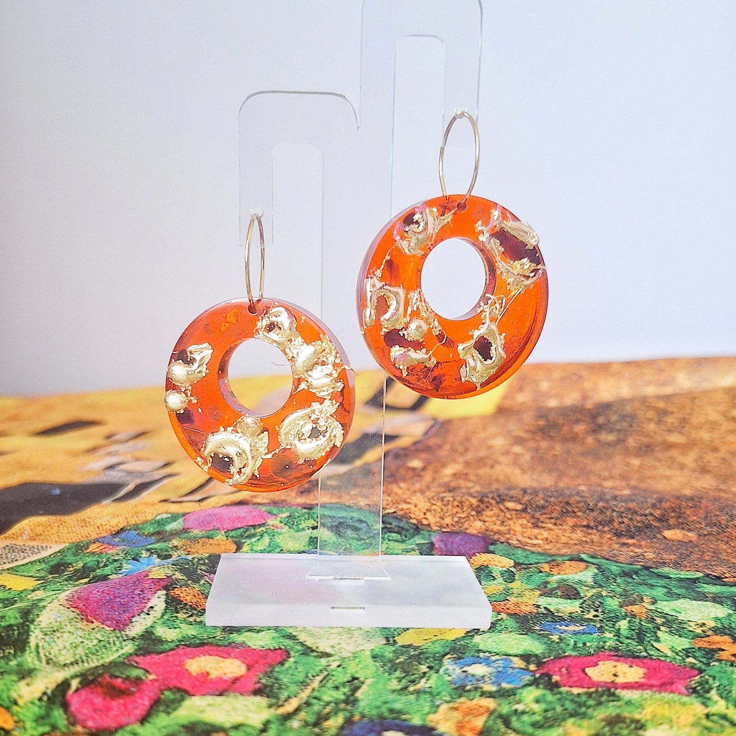 Adele Gold Leaf Earrings