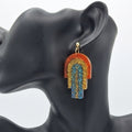 Glitter Deco Arch Earrings