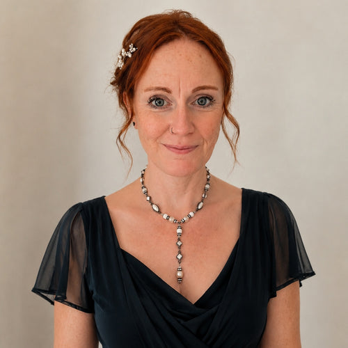 1980s Rémy Dis Paris Y-Drop Statement Necklace