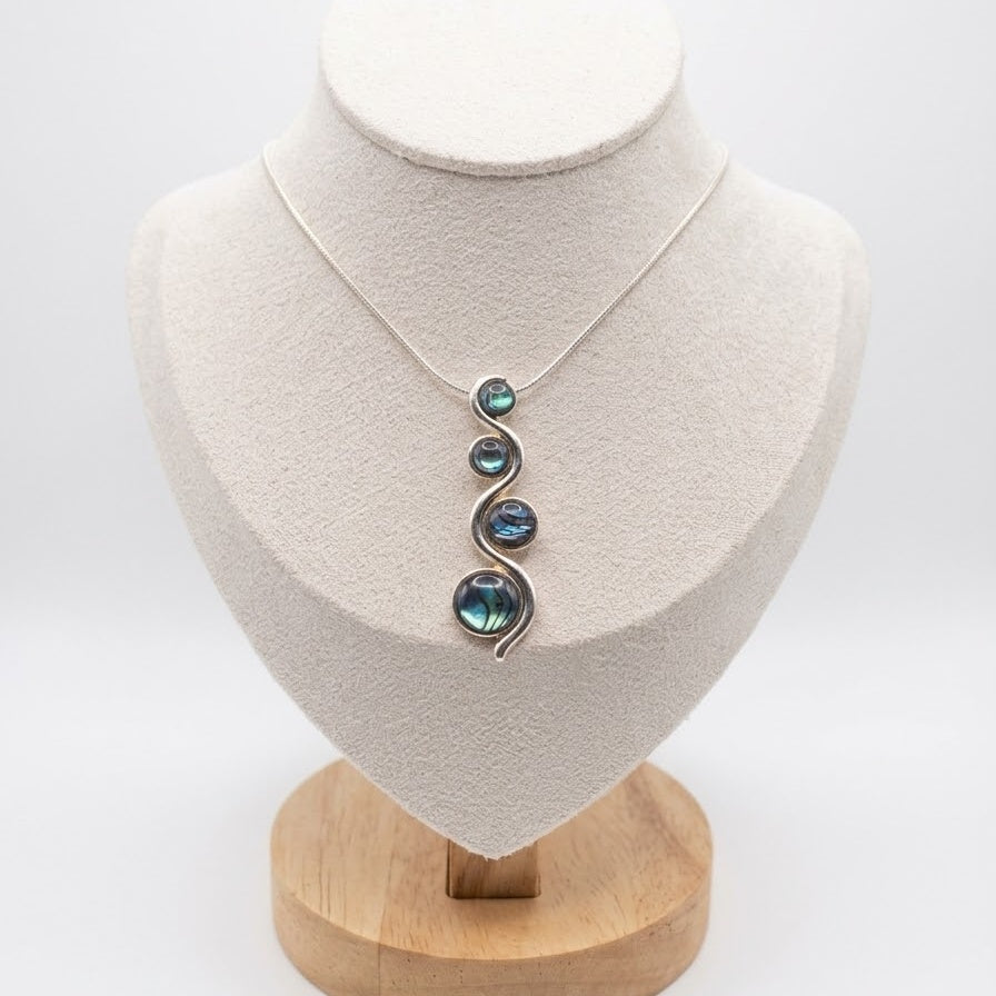 Killarney Cascading Abalone Pendant Necklace