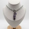 Chunky Amethyst Statement Necklace