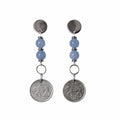 Irish 5p and aquamarine earrings