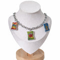 Snax, Meanies, Jonnie Onion Rings Charm Necklace