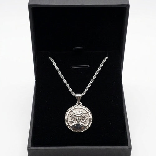 Stainless Steel Artesano Madrid Medusa Pendant