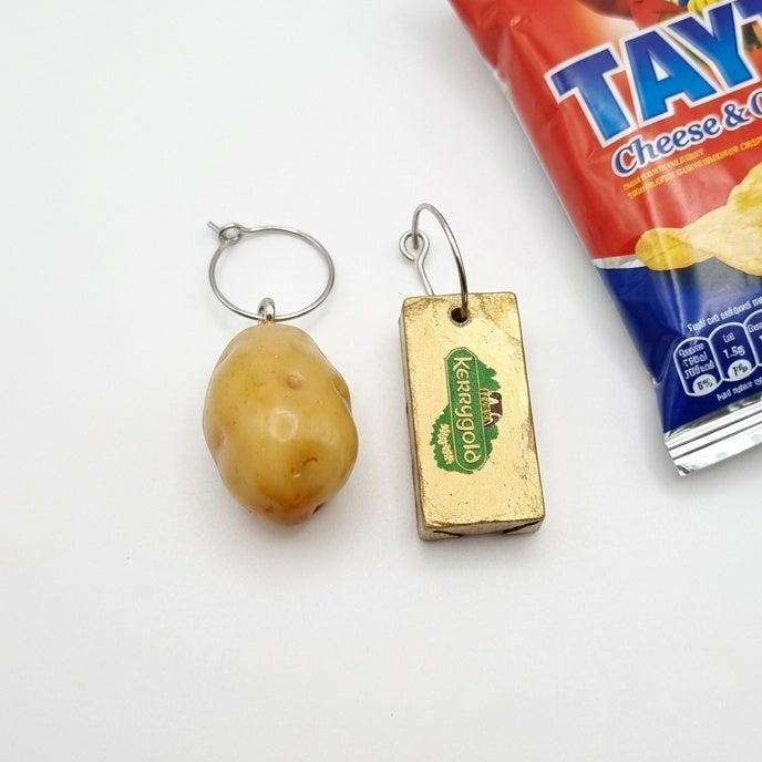 The Pat & Kerry Mismatched Potato and Kerrygold Earrings