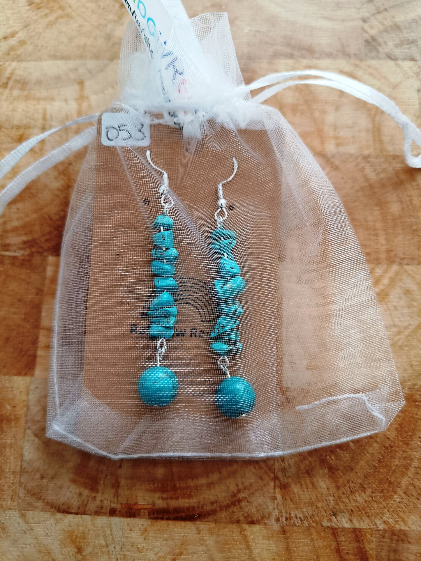 Long Turquoise Earrings