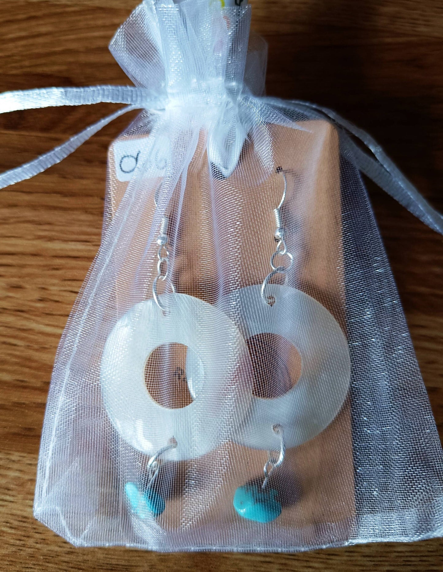 Large Shell Hoop Earrings