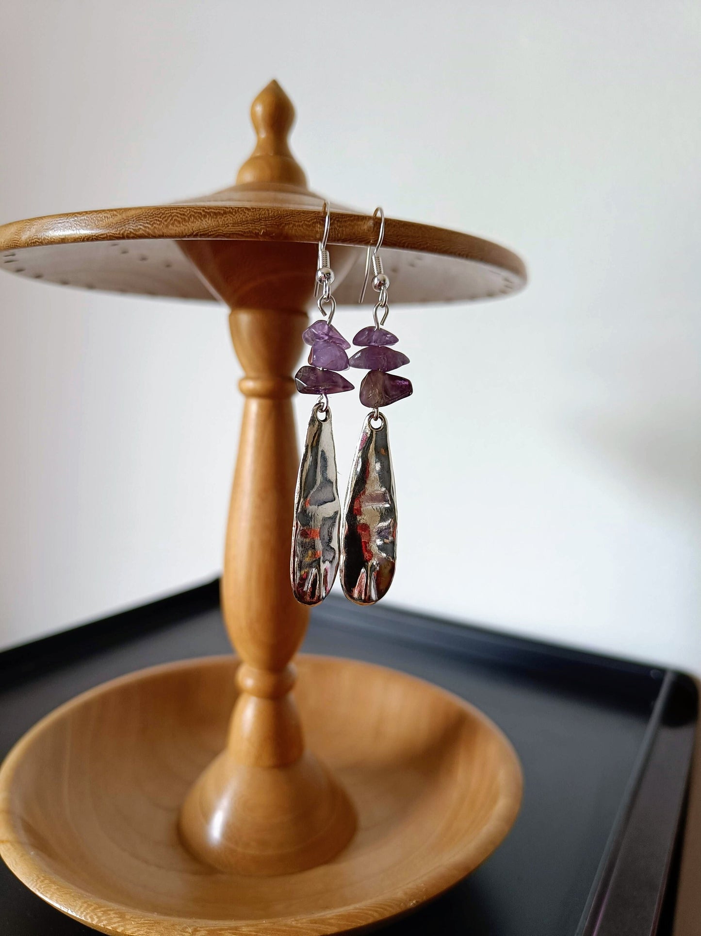 Amethyst Drop Earrings