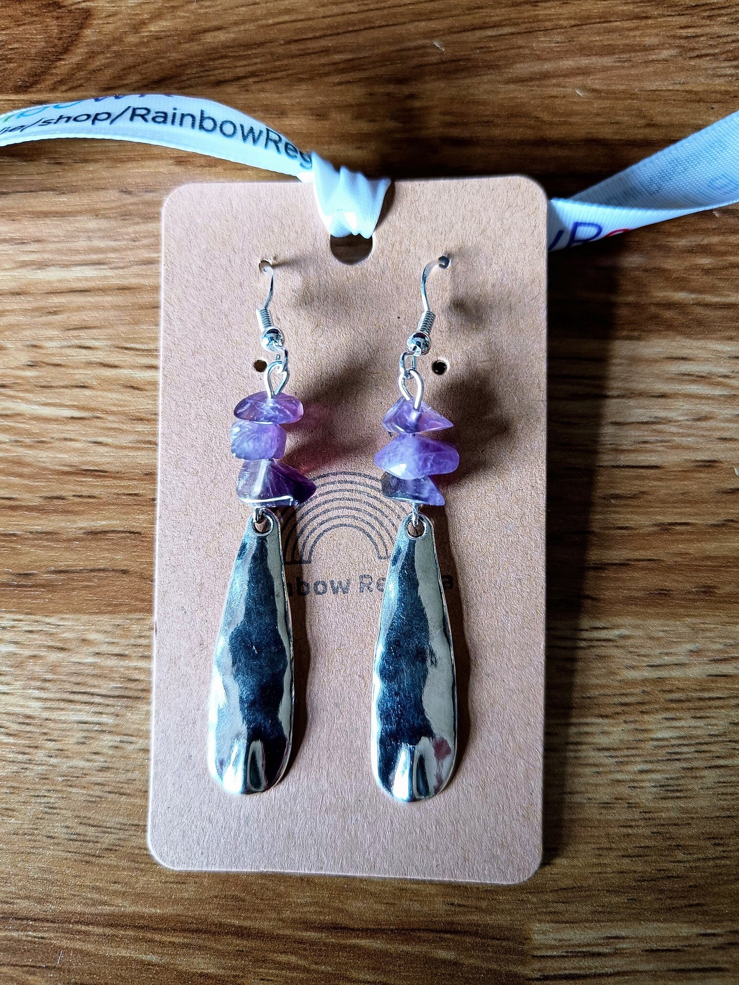 Amethyst Drop Earrings