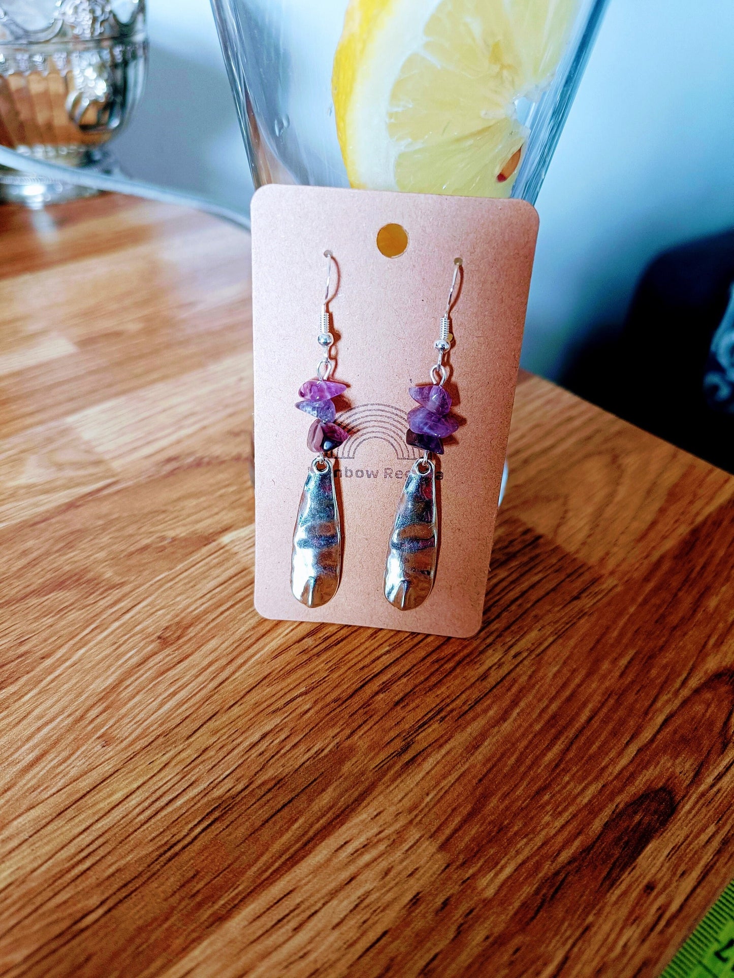 Amethyst Drop Earrings