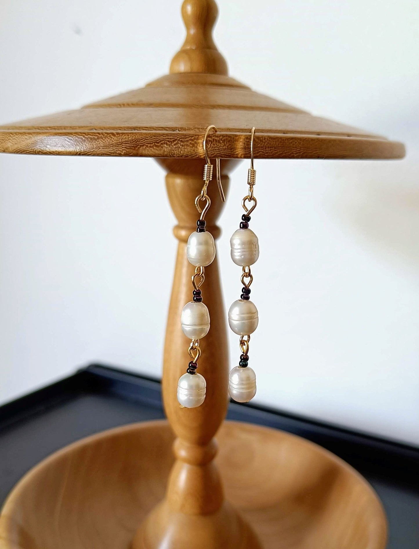 Vintage Pearl Drop Earrings