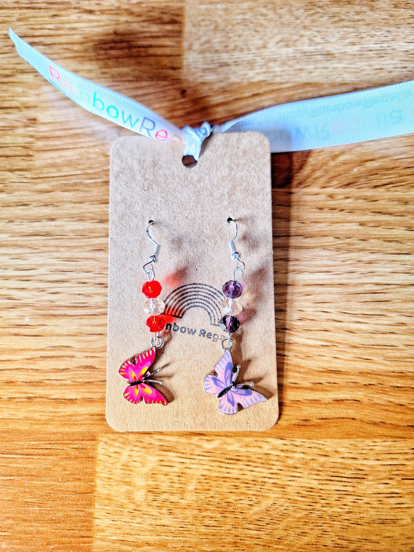 Mismatched Butterfly Earrings