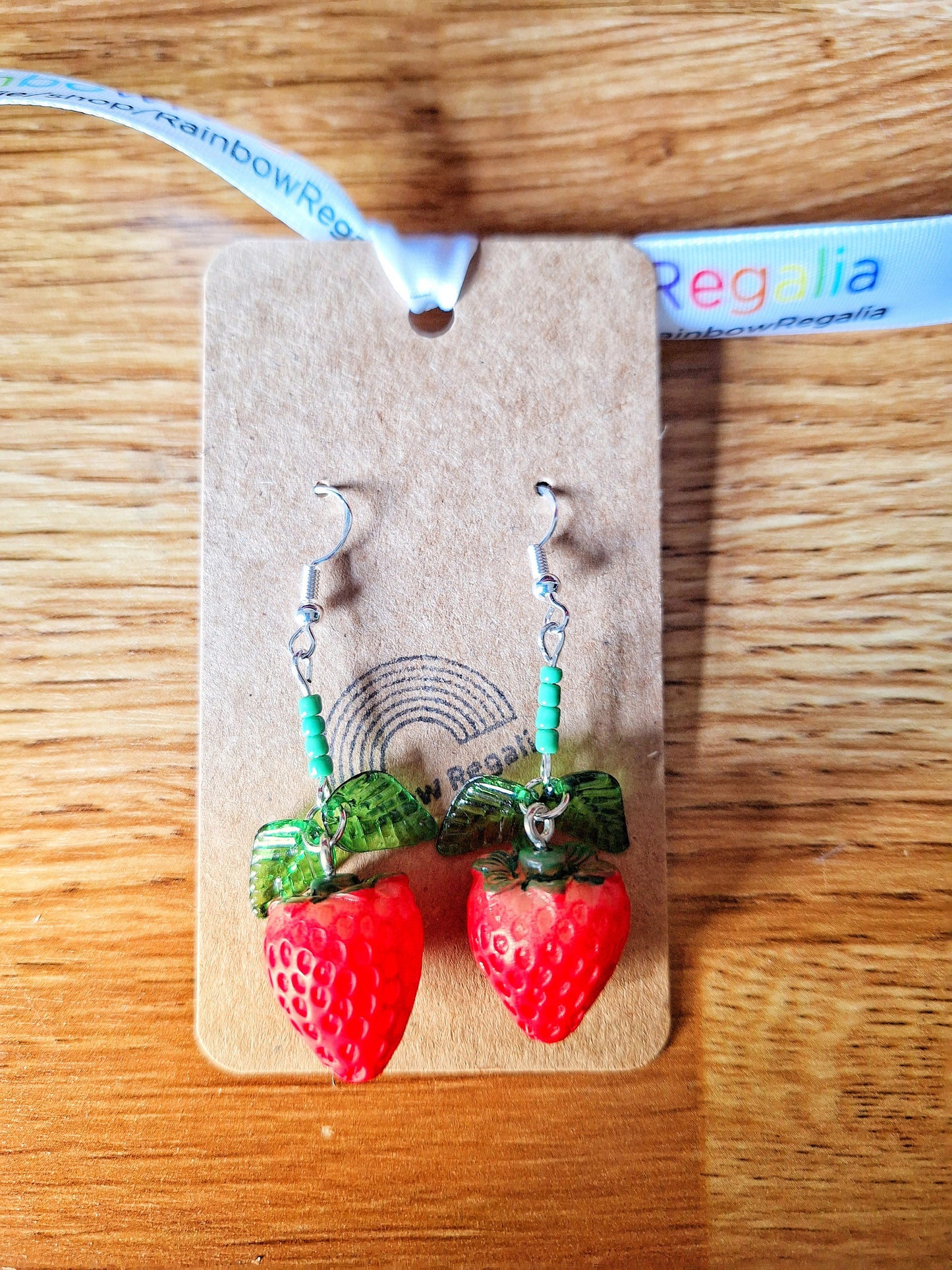 Sally Strawberry Earrings