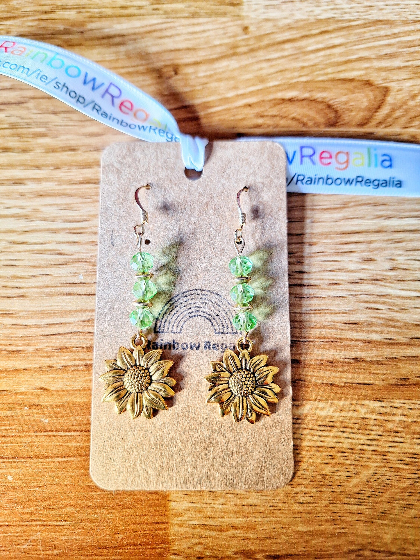 Mirasol Golden Sunflower Earrings