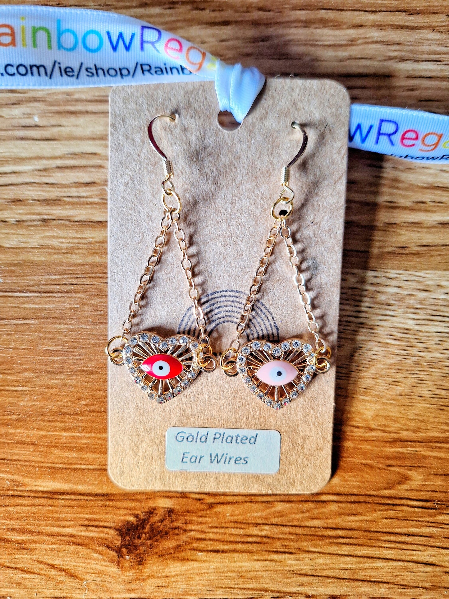 Evil Eye Chandelier Earrings