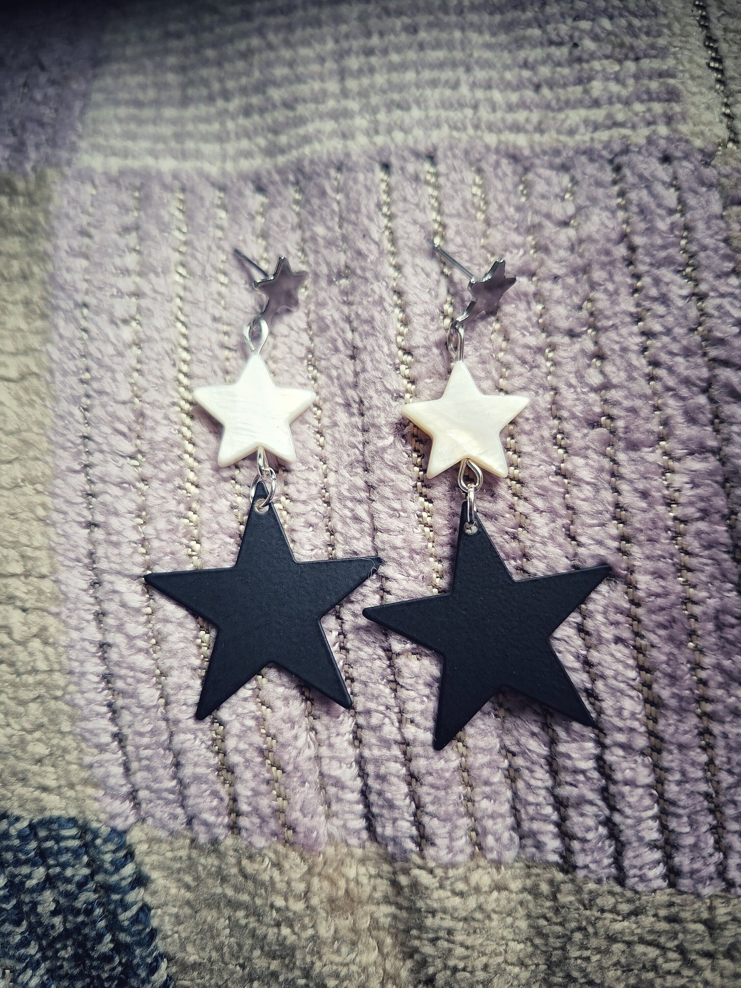 Stella Three Star Earrings