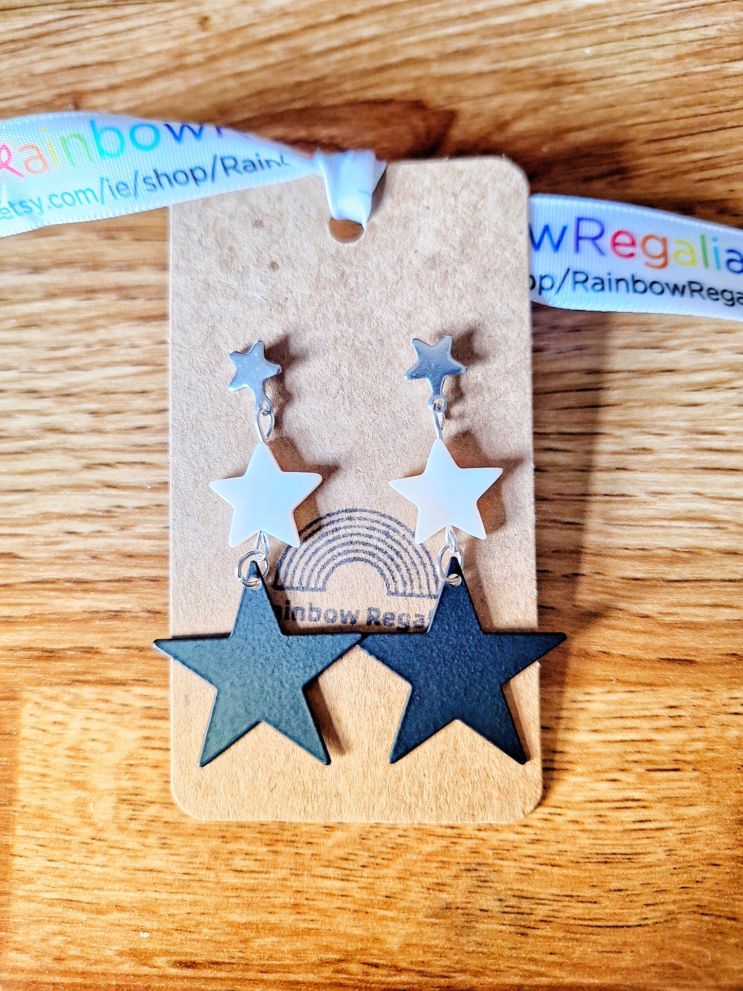 Stella Three Star Earrings