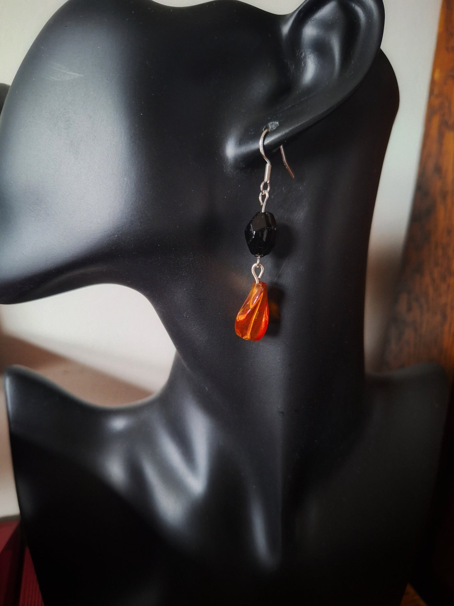 Clementine Vintage Bead Earrings