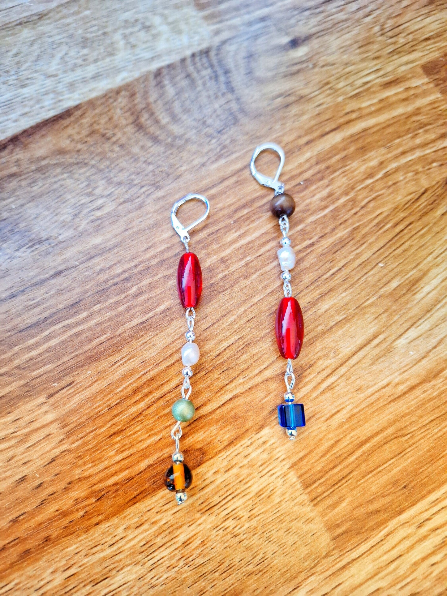 Akari Long Beaded Earrings